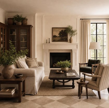 Classic English Manor interior